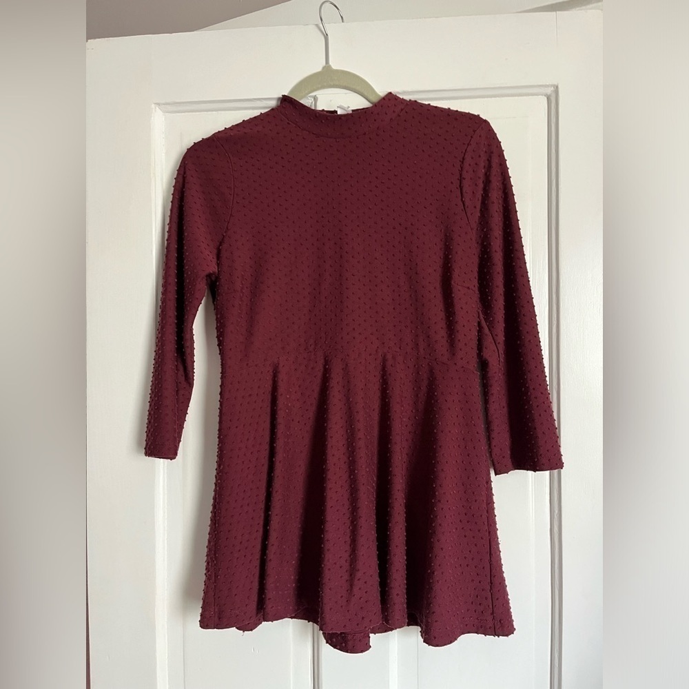Motherhood Maternity peplum top Small